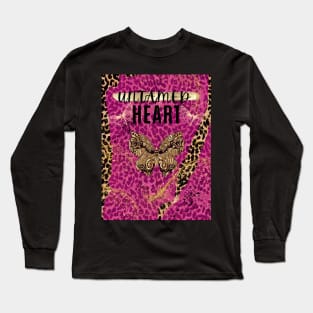 Untamed heart leopard pattern with pink by Renee Long Sleeve T-Shirt